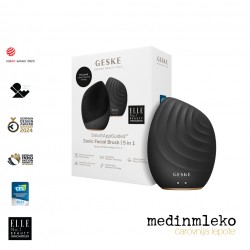 Geske - Sonic facial brush 5 v 1 - Grey - Sonična ščetka za obraz