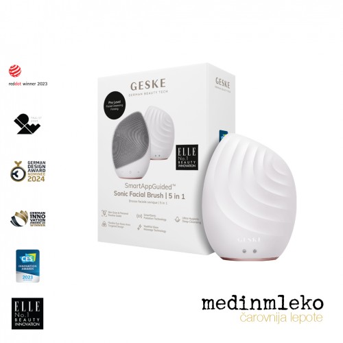 Geske - Sonic facial brush 5 v 1 - Starlight - Sonična ščetka za obraz