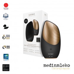 Geske - Sonic thermo facial brush 6 v 1 - Grey - Sonična grelna čistilna ščetka
