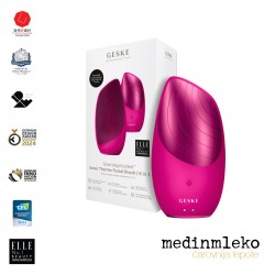 Geske - Sonic thermo facial brush 6 v 1 - Magenta - Sonična grelna čistilna ščetka