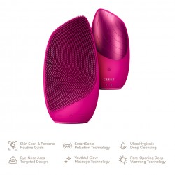 Geske - Sonic thermo facial brush 6 v 1 - Magenta - Sonična grelna čistilna ščetka