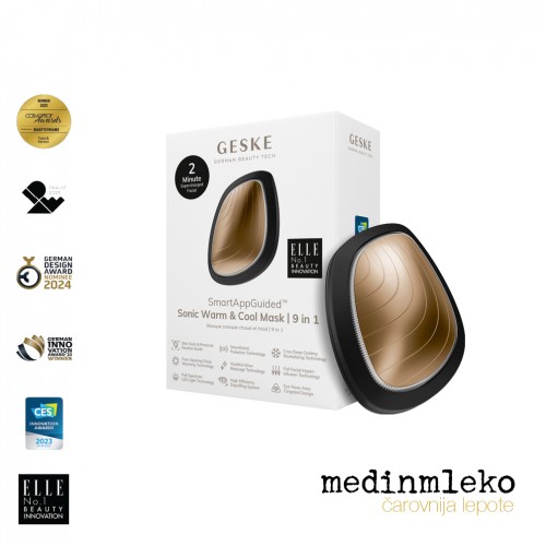 Geske - Sonic warm & cool mask 9 v 1 - Grey - Sonična grelno hladilna maska