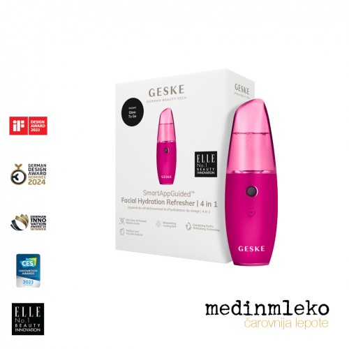 Geske - Facial hydration Refresher 4 v 1 - Magenta - Prenosni osvežilec obraza