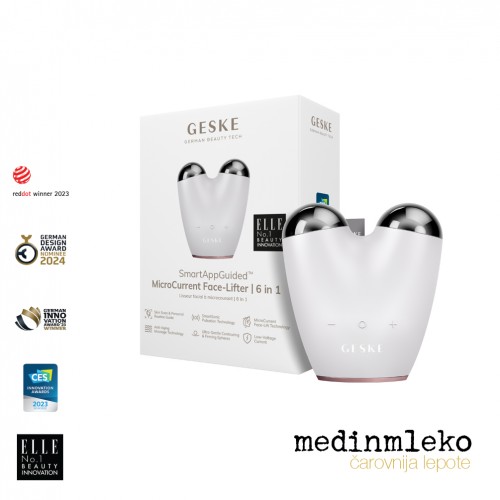 Geske - Microcurrent face-lifter 6 v 1 - Starlight - Naprava za lifting obraza z mikrotokom