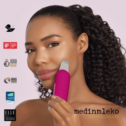 Geske - Microcurrent skin scrubber & blackhead remover 9 v 1 - Magenta - Ultrazvočni čistilec kože z mikrotokom