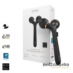 Geske - Sonic facial & body roller 4 v 1 - Grey - Sonični masažni valjček za obraz in telo