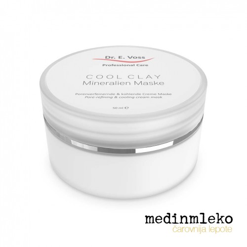 Dr. E. Voss - Cool clay mineral mask hladilna glinena mineralna maska za obraz