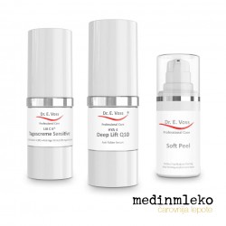 Dr. E. Voss - SET 3 ‒ Soft peel,  LIA C6 day cream, HYA 4 Deep lift Q10
