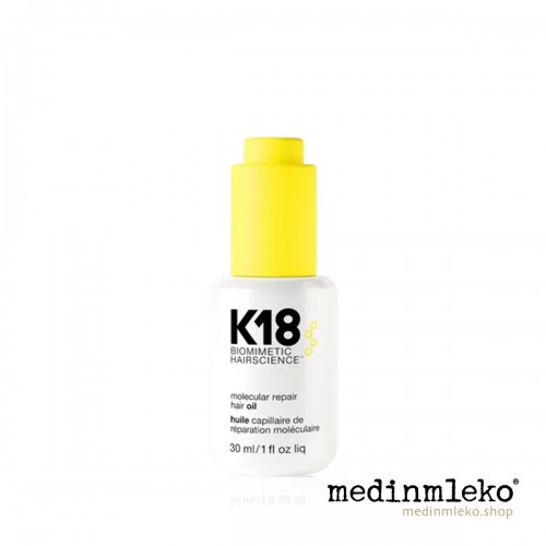 K18 Molecular Repair Hair Oil 30 ml - Lahkotno obnovitveno olje za vse vrste las