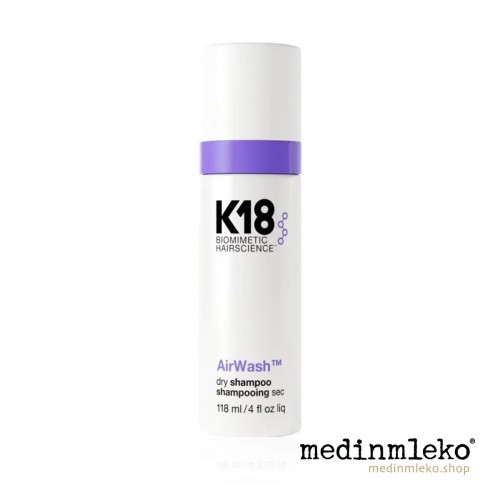 K18 Airwash - Dry Shampoo 118 ml - Suhi šampon brez obtežitve