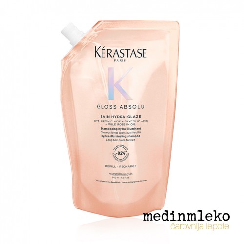 Kérastase - Gloss Absolu Bain Hydra-Glaze Kopel za vlaženje in sijaj - nadomestno polnilo 500ML