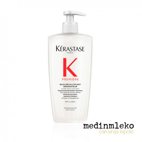 Kérastase - Premiére Bain Décalcifiant rénovateur kopel za vse vrste poškodovanih las - varčno pakiranje 500ml