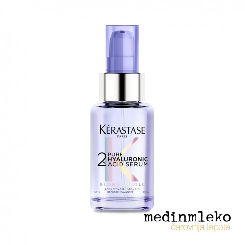 Kérastase Blond Absolu 2% Pure Hyaluronic Acid Serum - vlažilni obnovitveni serum za lase in lasišče