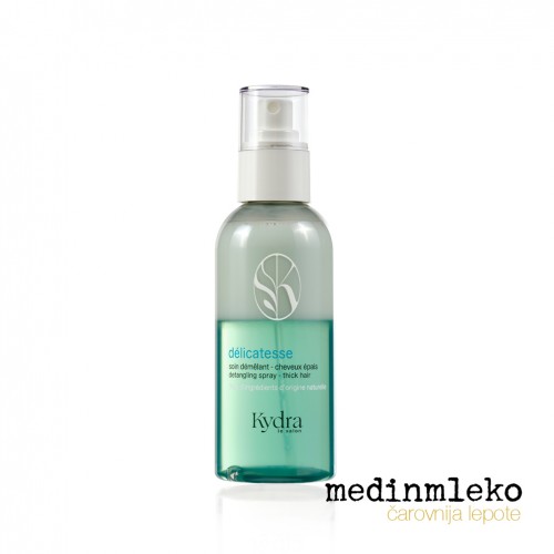 Kydra le salon - Délicatesse Detangling spray - thick hair - sprej za lažje razčesavanje gostih las Kydra le salon - Délicatesse Detangling spray - thick hair - sprej za lažje razčesavanje gostih las