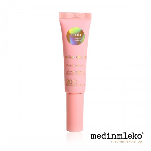 Laouta - Solar Glaze Cherry Blossom 10 ml – Olje za polnejše ustnice z zaščito SPF 20