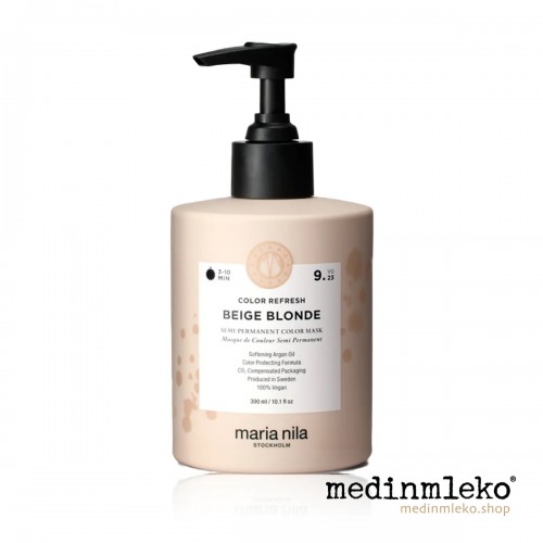 Maria Nila - Colour Refresh Beige Blonde 9.23 300ml - Barvna maska za osvežitev barve