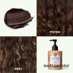 Maria Nila - Colour Refresh Caramel Brown 7.35 300ml - Barvna maska za osvežitev barve