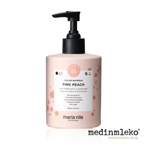 Maria Nila - Colour Refresh Pink Peach 9.46 300ml - Barvna maska za osvežitev barve