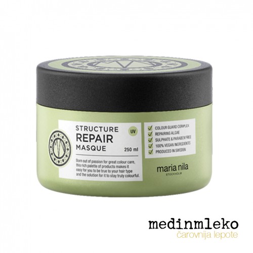 Maria Nila - Structure Repair veganska obnovitvena maska za poškodovane lase