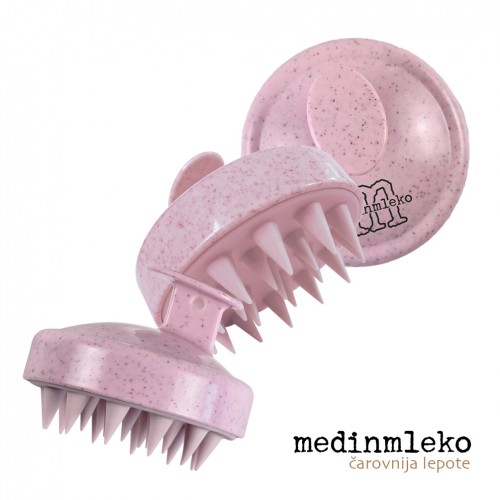 Wash Brush - Roza masažna krtača za lasišče