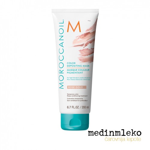 Moroccanoil - Color Depositing maska - Rose gold