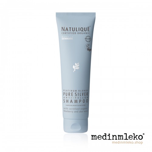 Natulique Pure Silver Shampoo 150ml - Vijolični šampon za nevtralizacijo rumenih tonov