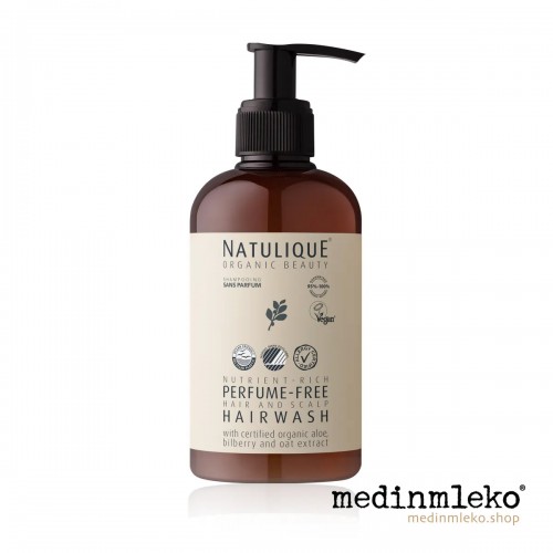Natulique Perfume-Free Hairwash 250ml - Organski šampon brez dišav za občutljivo lasišče