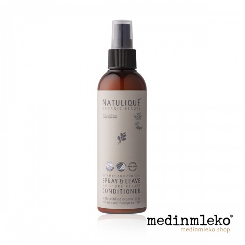  Natulique Spray & Leave Moisture Repair Conditioner 195ml - Lahkoten leave-in balzam za hidracijo in obnovo las