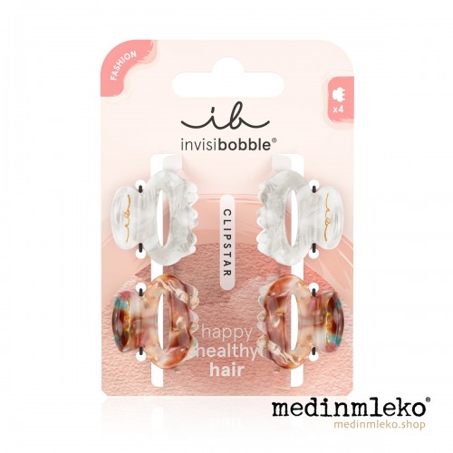 invisibobble® CLIPSTAR Petit Bijoux – Mini ščipalke za lase (4 kosi)