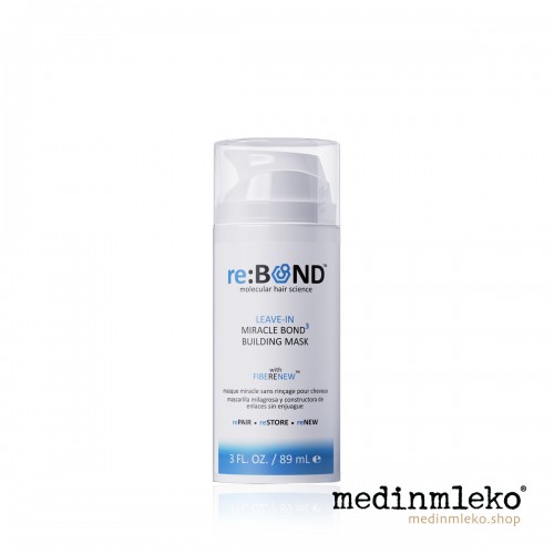 re:BOND Miracle Bond³ Building Mask 89ml – Maska brez izpiranja za obnovo poškodovanih las