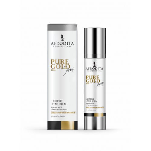 Afrodita Professional - PURE GOLD DIVINE 24 Ka razkošni lifting serum za normalno do suho kožo