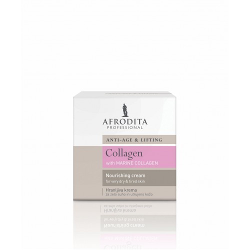 Afrodita Professional - COLLAGEN intenzivna hranljiva krema za zelo suho in utrujeno kožo