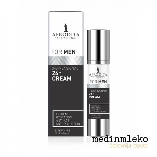 Afrodita Professional - FOR MEN Professional 24h krema za moške