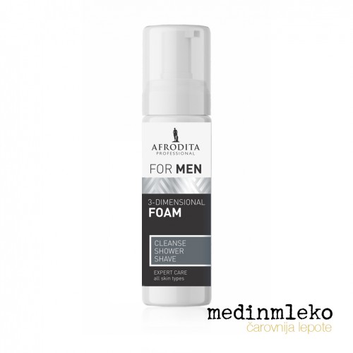 Afrodita Professional - FOR MEN Professional 3-dimenzionalni pena za britje