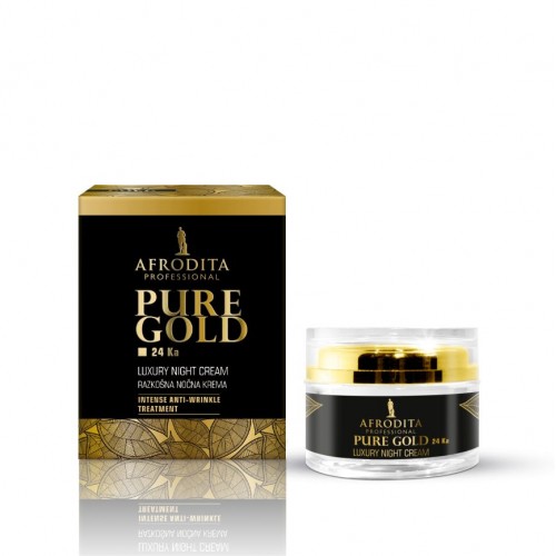 Afrodita Professional - PURE GOLD 24 Ka Luksuzna anti-age nočna krema